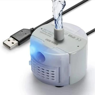 Inspired Finds USB Pet Fountain Replacement Pump For Cat & Dog Water Dispensers white Round