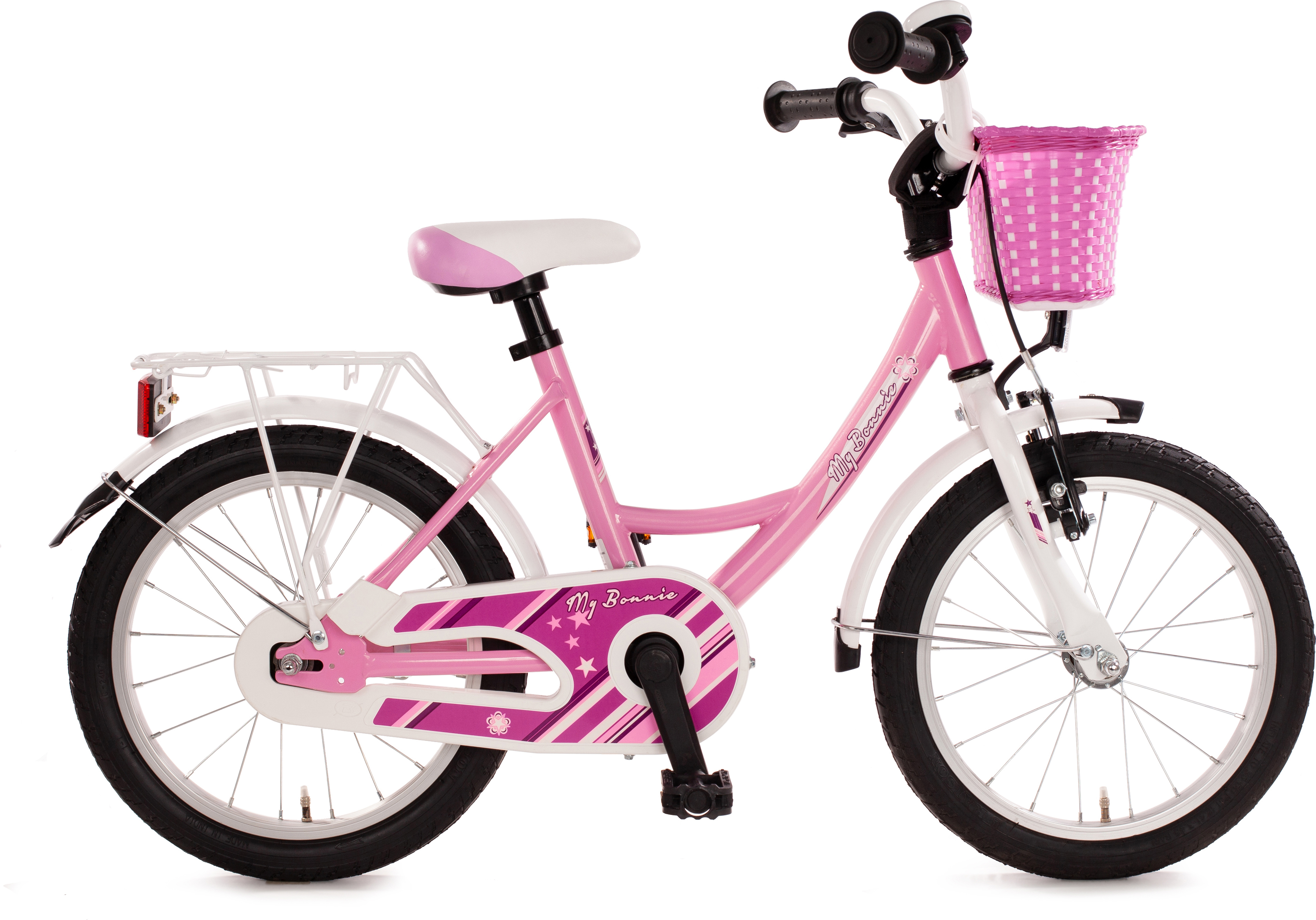 "MY BONNIE" 16 Zoll Kinderfahrrad-Bachtenkirch rosa / weiß