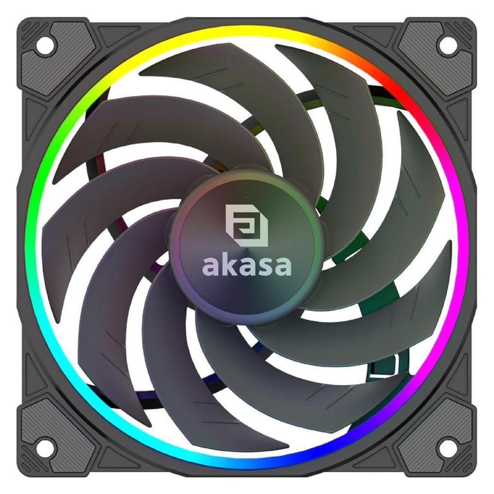 Akasa přídavný ventilátor SOHO AR12, reverse (120 mm, 3x) (AK-FN123)