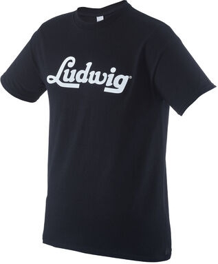 Ludwig Logo T-Shirt XXL Schwarz