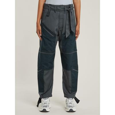 Cargohose G-STAR "Tone On Tone Cargohose", Damen, Gr. 29, grau (petrol), Obermaterial: 100% Lyocell, Hosen Cargohose