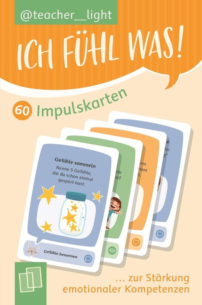 Teacher__light - Ich fühl was! 60 Impulskarten zur Stärkung emotionaler Kompetenzen - Preis vom 17.10.2026 19:25:27 h