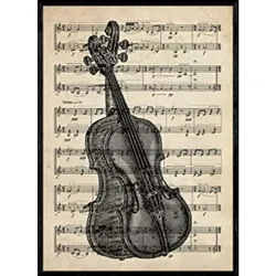 POSTER Tempo-Musik A4 Rahmenlos