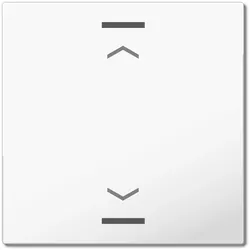 MDT Tastwippe KNX reinweiß glänzend Kunststoff 1-fach TAL-55W1A02.02