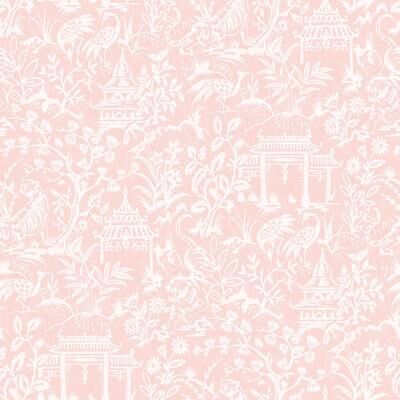 Galerie Wallcoverings Secret Garden Botanical Toile Non-woven Matte Wallpaper Roll