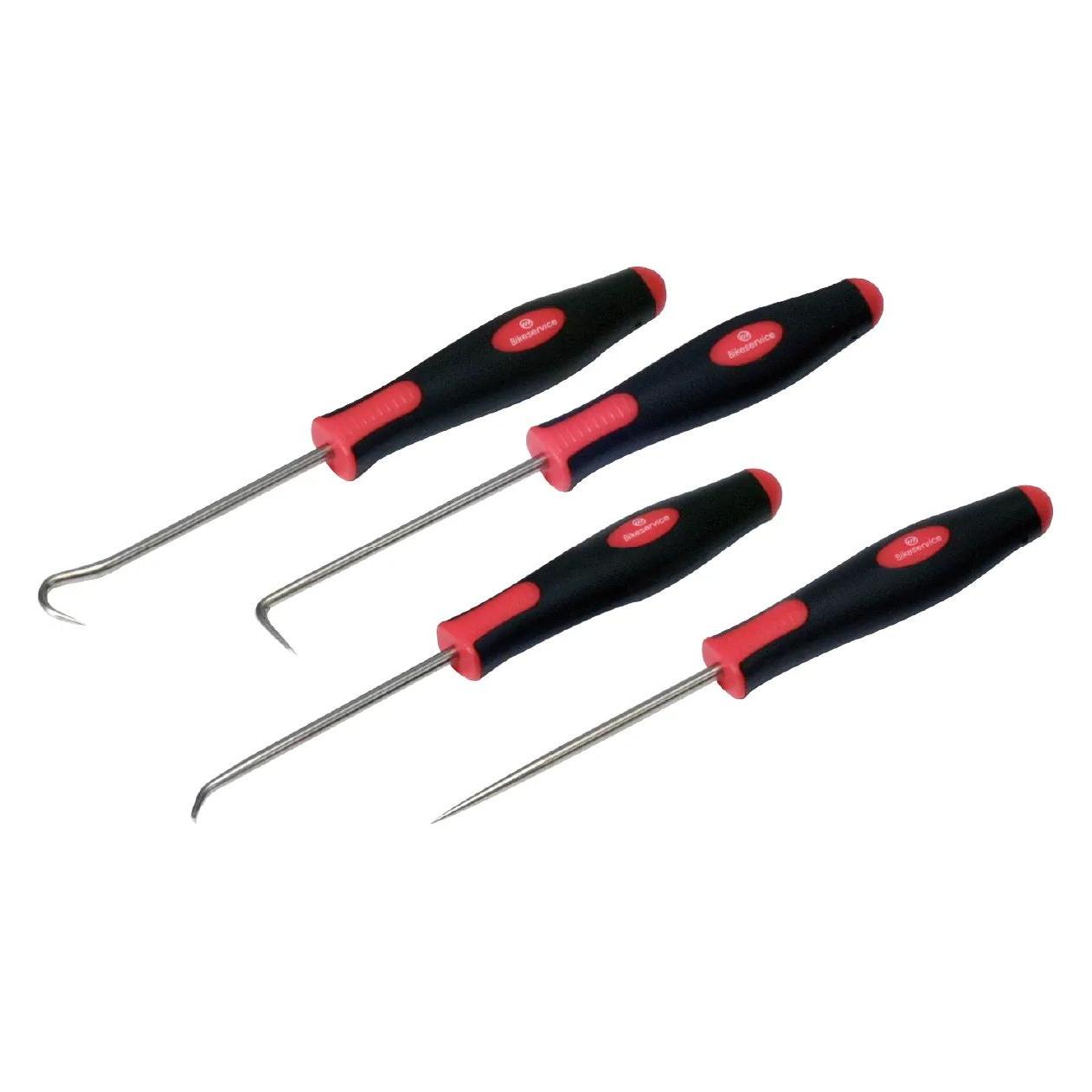 Bikeservice Bike Service Set Entfernen O-Ring/Dichtung 76 mm 4 Stück (Werkzeug Generika)/O-Ring Pick (BS1234)