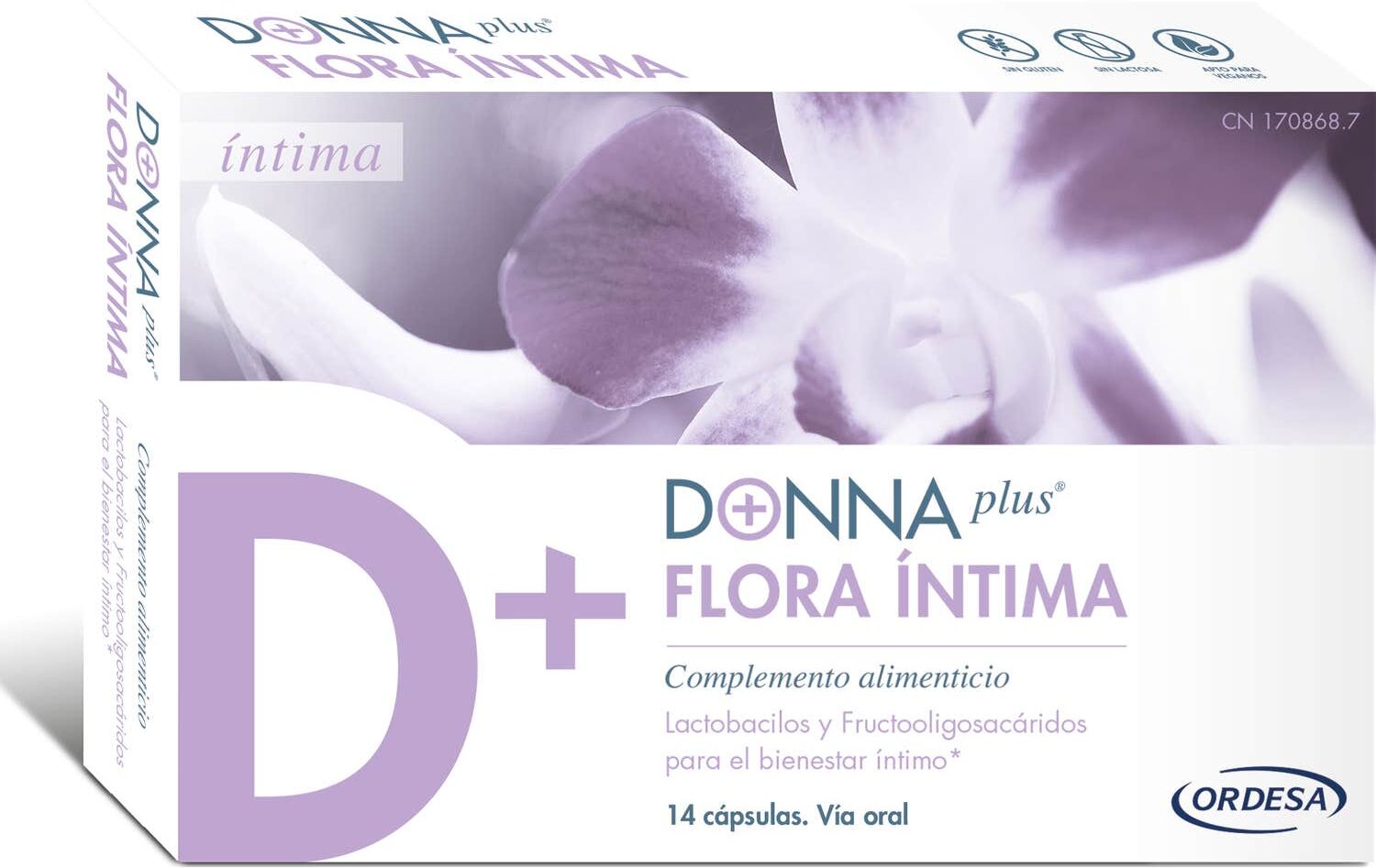 Donna plus DonnaPlus+ Flora Íntima 14caps