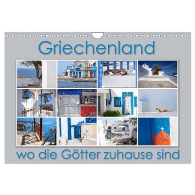 Griechenland - wo die Götter zuhause sind (Wandkalender 2026 DIN A4 quer), CALVENDO Monatskalender