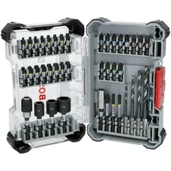 Bosch Professional Zubehör, Bits, Schrauberbits und Metallbohrer Mixed Set (Innensechskant, Innensechsrund TX, Kreuz Phillips PH, Kreuz Pozidriv PZ, Schraubschlitz)