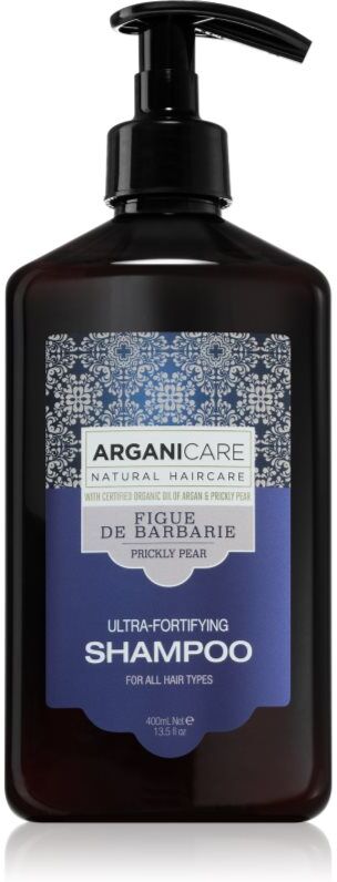 Arganicare Prickly Pear Ultra-Fortifying Shampoo shampoing nettoyant en profondeur pour fortifier les cheveux 400 ml