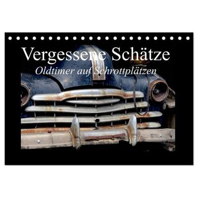 Vergessene Schätze - Oldtimer auf Schrottplätzen (Tischkalender 2026 DIN A5 quer), CALVENDO Monatskalender