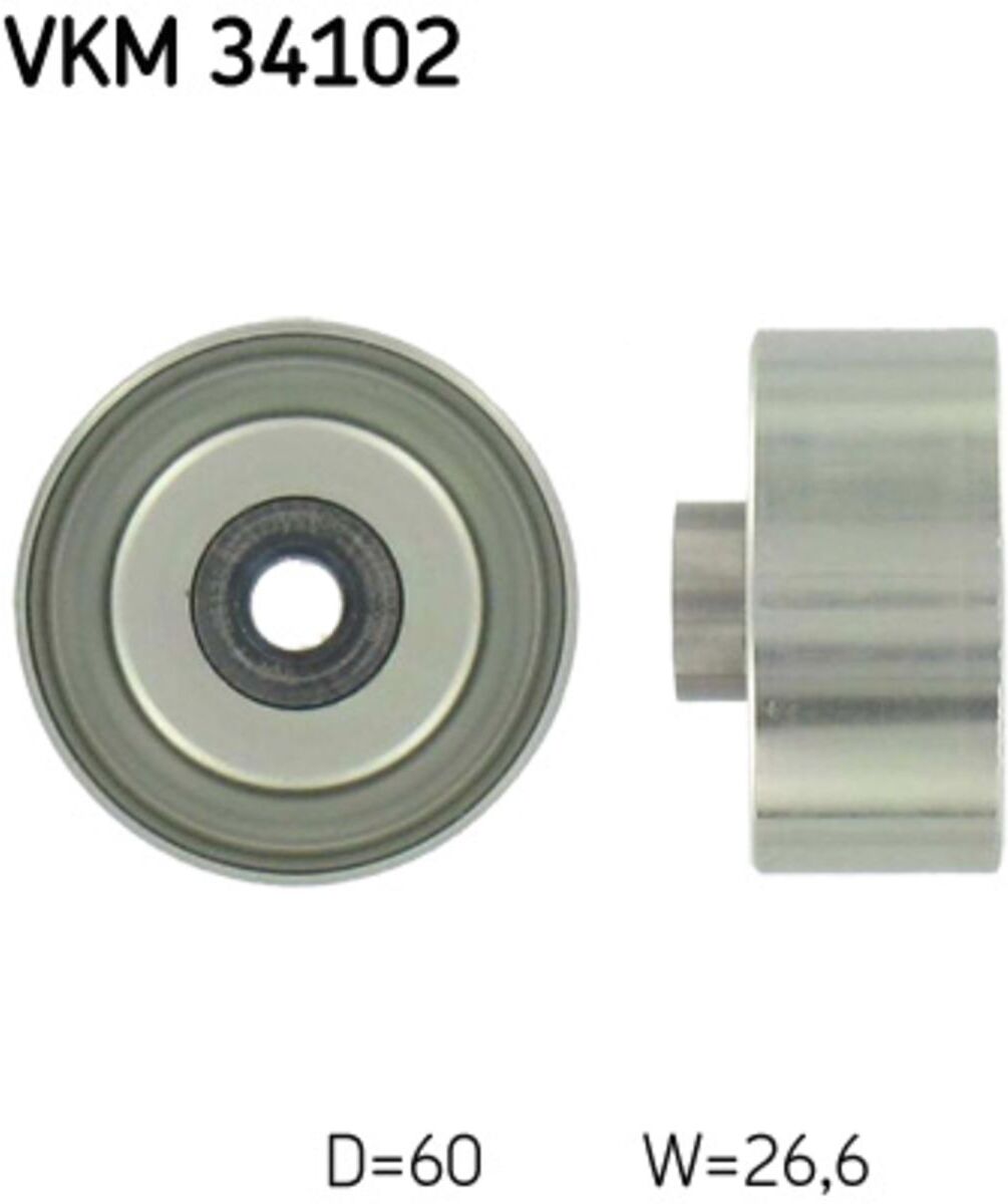 Führungsrollen, KeilRippenriemen SKF VKM 34102