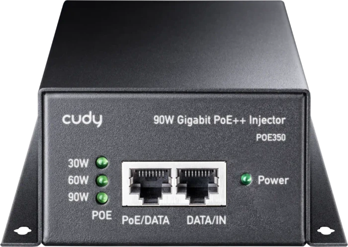 CUDY 90W Gigabit PoE+/PoE Injector
