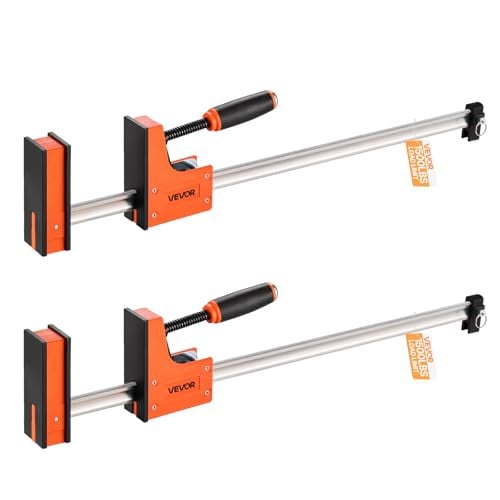 VEVOR Parallelle klemset voor houtbewerking, 2 stuks, Oranje, 91,4 cm