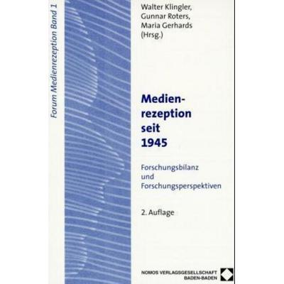 Medienrezeption seit 1945, Taschenbuch von , Nomos, 978-3-7890-5966-7