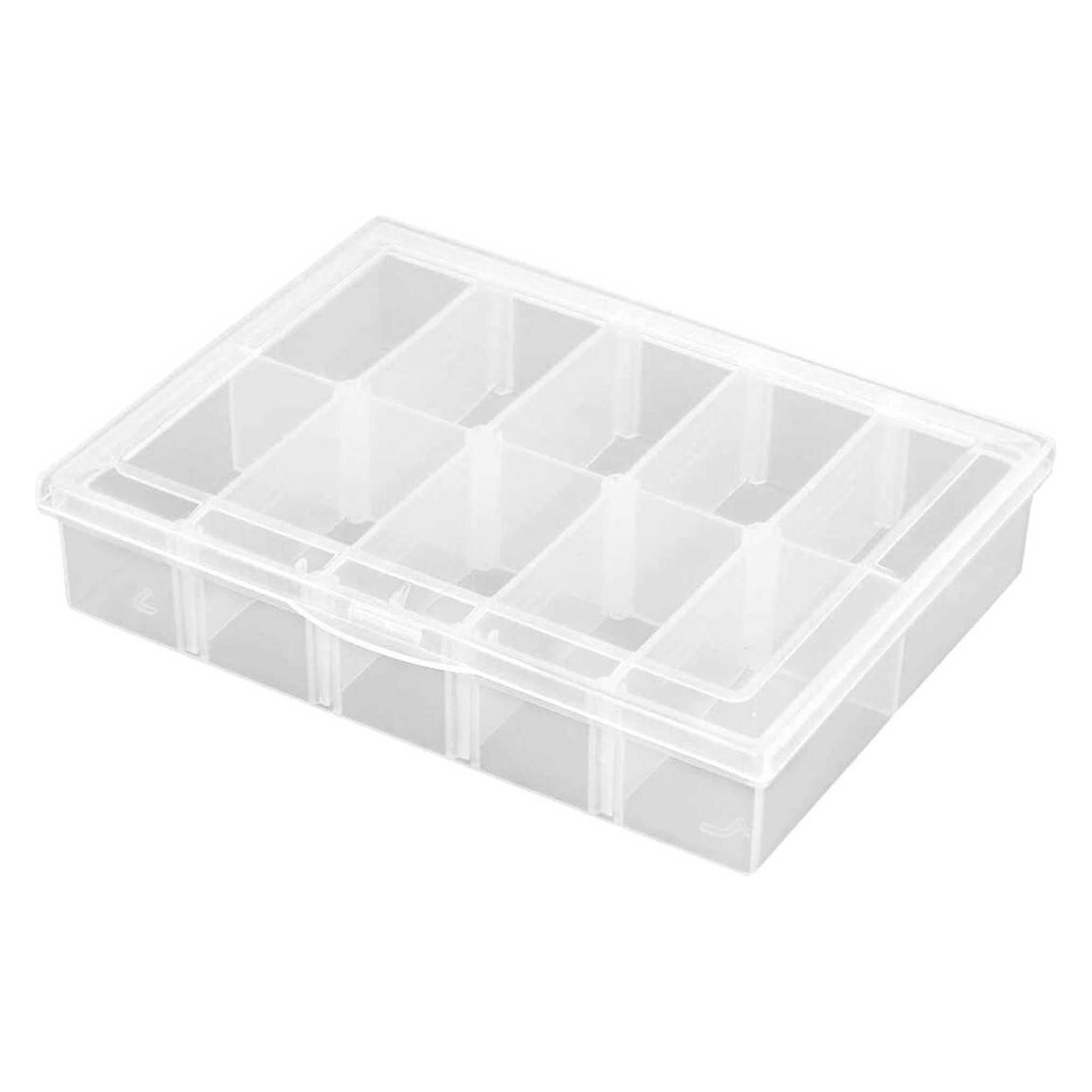 Robitronic sortierkasten 10 fächer 134x100x29mm variabel (R14032)