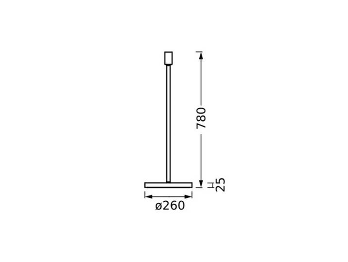 OSRAM Stehlampe DECOR STICK, alu / grau / zink, für Wohn- / Esszimmer, Metall, Modern, Stehlampe