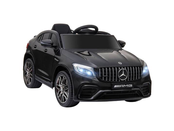 Homcom Kinderfahrzeug Fernbedienung Elektroauto Mercedes-Benz MP3 37-60 Monate 2 Farben, Schwarz, Kunststoff, 70x55x115 cm, Freizeit & Co, Gartenspielzeug, Kinder-Elektrofahrzeuge