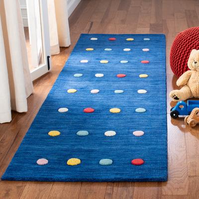 SAFAVIEH Kids Ayleen Polka Dot Wool Rug