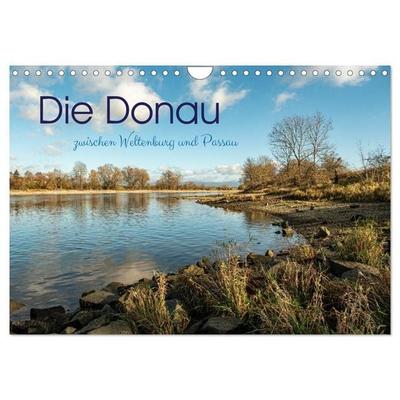 Die Donau zwischen Weltenburg und Passau (Wandkalender 2027 DIN A4 quer), CALVENDO Monatskalender