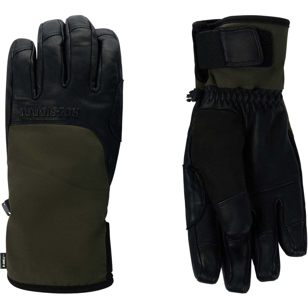 Rossignol Type Ski Gloves R-shell DRY olive shadow (A01) M RLPMG12 A0100M