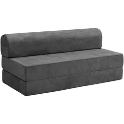 FALTSOFA Katusha Flachgewebe anthrazit