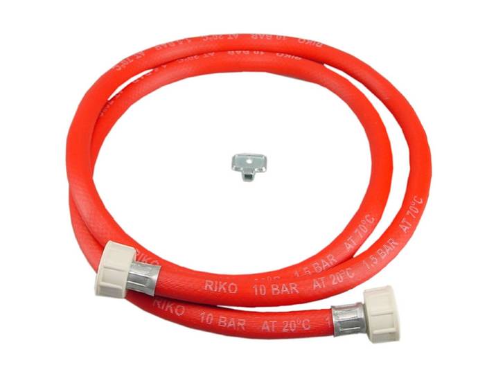 Riko Vulslangset Rood + 3/4 Wartels Recht Compleet - 150cm