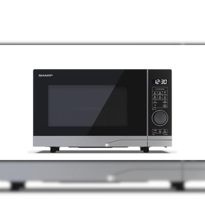 Sharp Mikrowelle 20L Grill Semi-Digital Silber YC-PG204AE-S