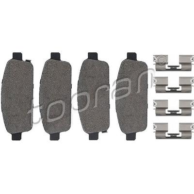 Topran Bremsbeläge hinten (Satz) [Hersteller-Nr. 208005] für Vauxhall, Chevrolet, Opel