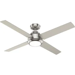 DC Deckenventilator Greta Nickel mit LED & Fernbedienung