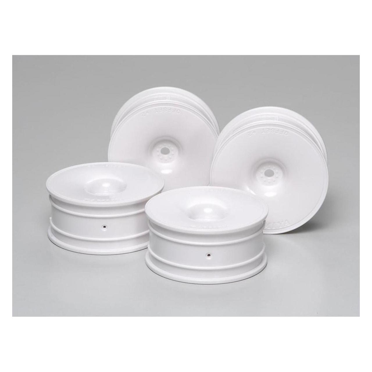 Tamiya White Dish Wheels (TAM 53473)