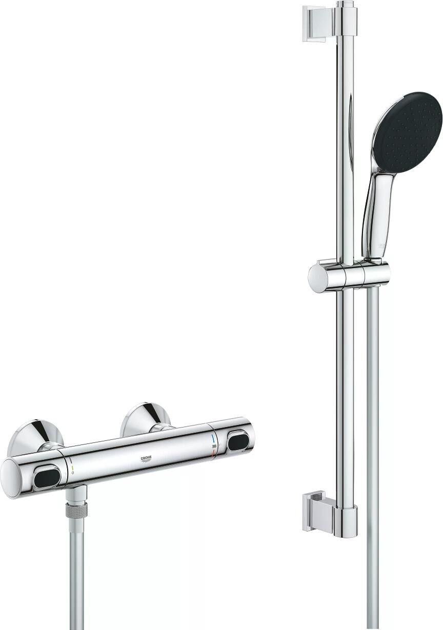 Duscharmatur GROHE "Precision Flow 600 mm", bunt, Messing, Silikon, Armaturen, Duscharmatur bunt Einheitsgröße