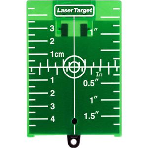 SOLA Laser-Zieltafel 71126301, ZLM GREEN, für grüne Laserstrahlen und -punkte, magnetisch