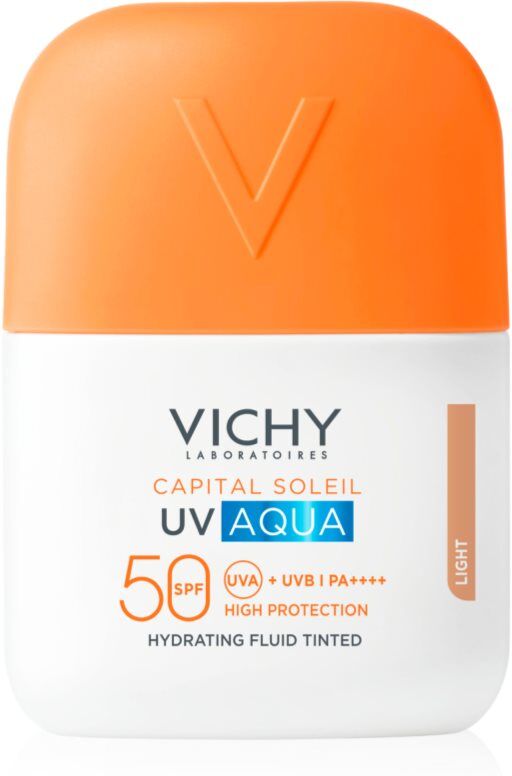 Vichy Capital Soleil UV Aqua Fluide protecteur teinté pour visage pour un effet naturel SPF 50 50 ml