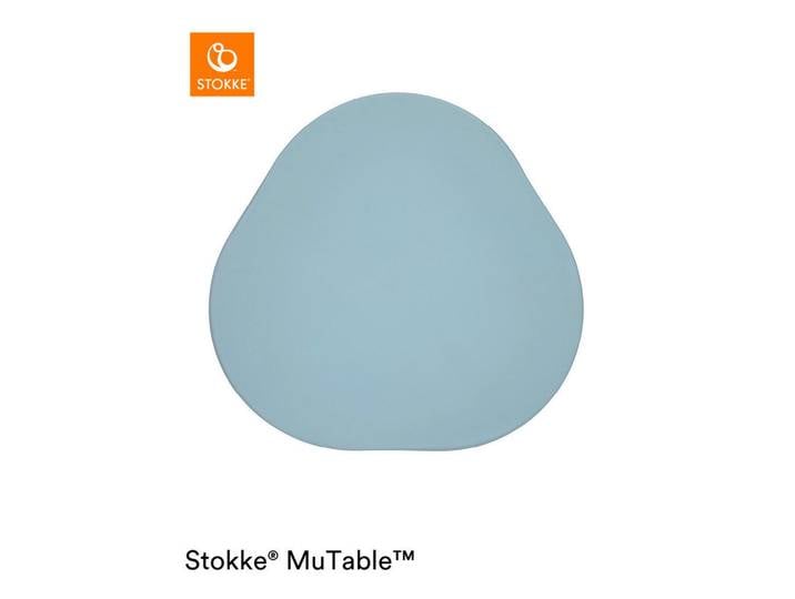 Stokke Spielmatte MuTable, Hellblau, Kunststoff, 72.6x70.2x2.9 cm, Teppiche & Böden, Teppiche, Teppich Kinderzimmer