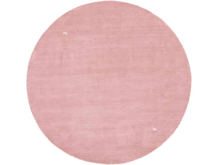 Loom Gabbeh Old Rose Teppich 300x300 Loomgeknüpft Modern Orientteppich Rund Wolle