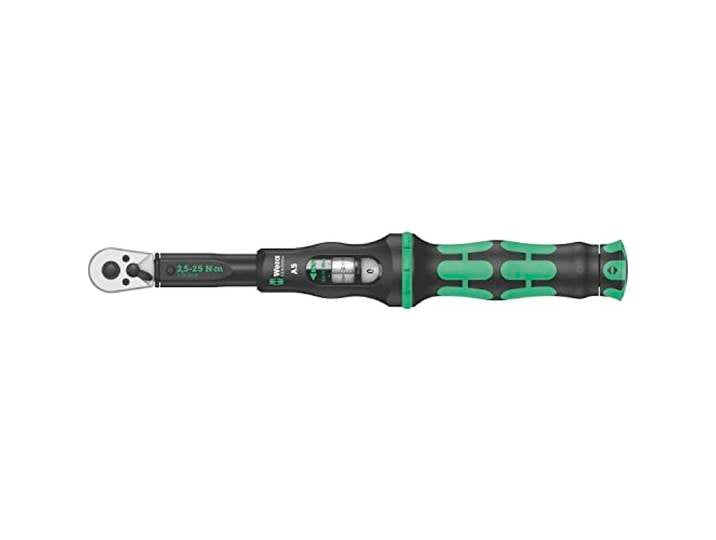 Wera Clé dynamométrique à cliquet Click-Torque A 5\, Vert\, 1/4\ cuadrado\, 2\,5 - 25 Nm