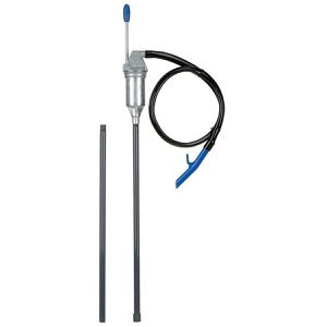 Pressol Fasspumpe 13028, 2 Zoll Gewinde, mit Schlauch & Hebel, für Diesel & Öle, 60 - 1000 Liter Fässer, 0,12 Liter pro Hub