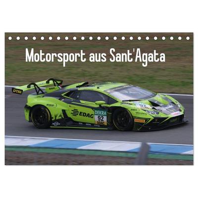 Motorsport aus Sant’Agata (Tischkalender 2025 DIN A5 quer), CALVENDO Monatskalender
