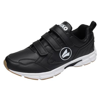 Sneaker JAKO "J-FSHALEV", Herren, Gr. 38, schwarz (jetschwarz, weiß), Synthetik, Schuhe Sneaker, nichtabfärbende Sohle, gute Dämpfung