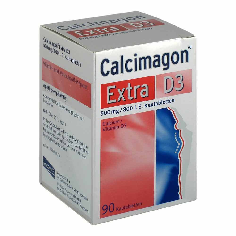 CHEPLAPHARM Arzneimittel GmbH Calcimagon Extra D3 500mg/800 internationale Einheiten 08755152