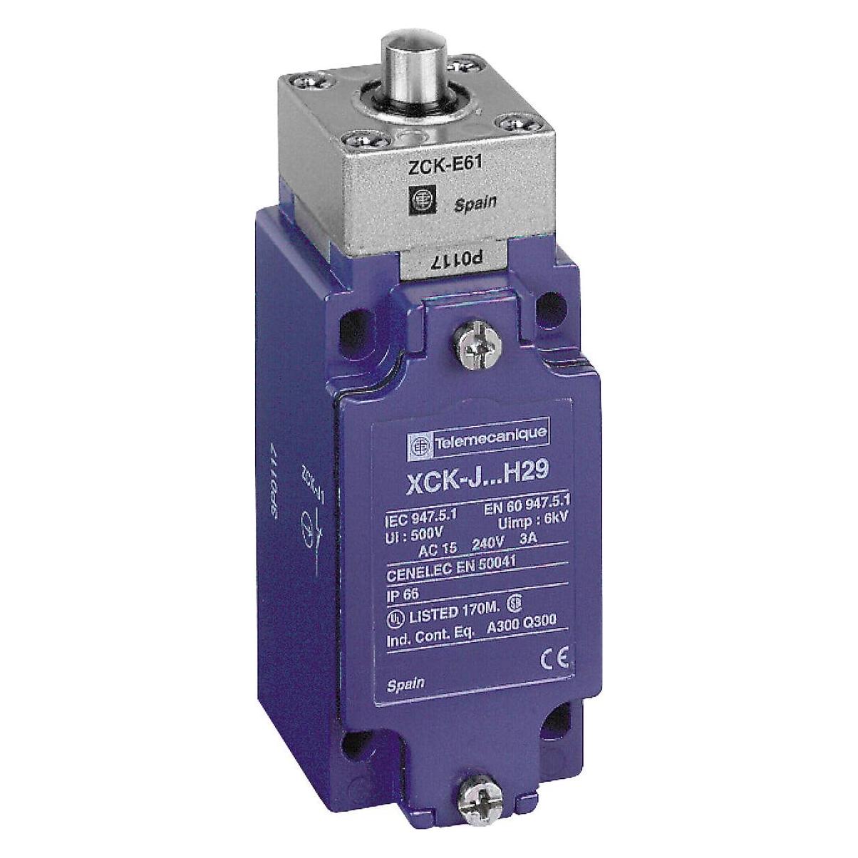 TE Sensors Limit Switch Metal Plunger NC&NO M20 (XCKJ161H29)