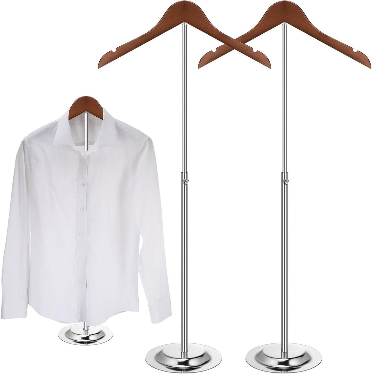 Verstelbare Kleding Display Stand Bruin - 41 x 71 cm