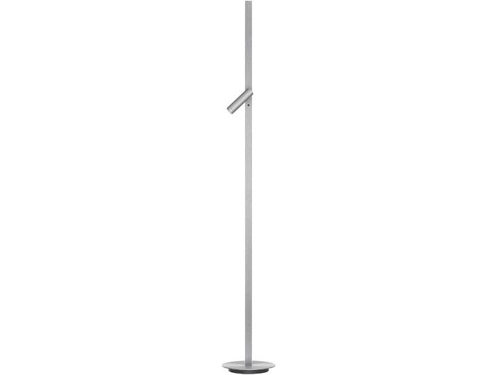 Bankamp Designer-Stehlampe Line Aluminium matt Aluminium/Eisen/Acryl Dimmbar H 160 cm - LED - Lichtfarbe: Extra warmweiss - LED Energiesparlampen