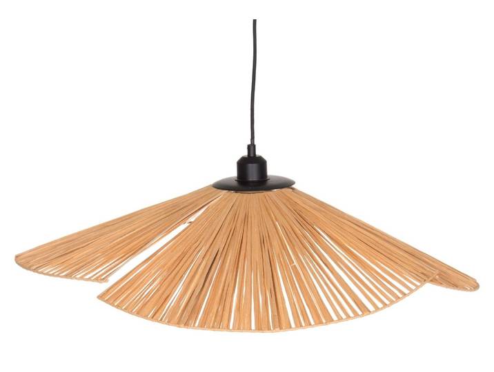 LEIJA Deckenleuchte aus Palmblättern 68 cm Durchmesser, verstellbare Kabellänge