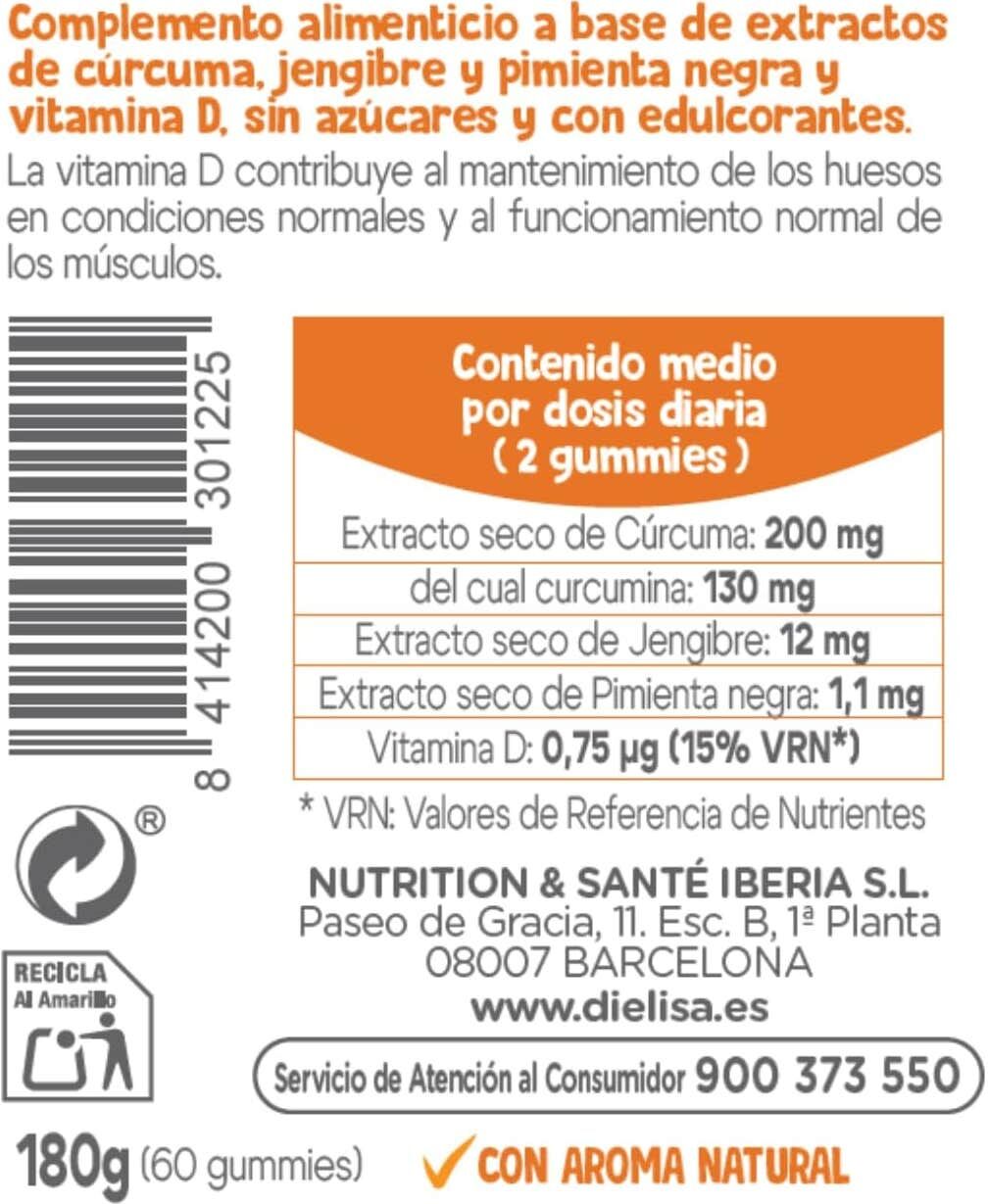DIELISA Cúrcuma 60 gummies