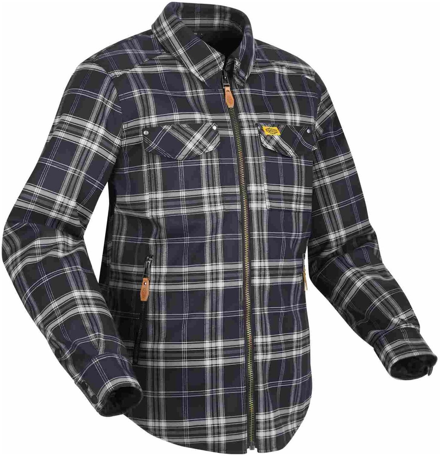 Segura Traffic Lumberjack Holzfällerhemd weiß marine Gr. XXL