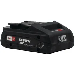 Gesipa, Werkzeugakku + Ladegerät, Akku 18 V 4 Ah (18 V)
