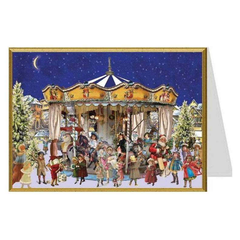 Richard Sellmer 99780 - Weihnachtskarte - Karusell (99780)