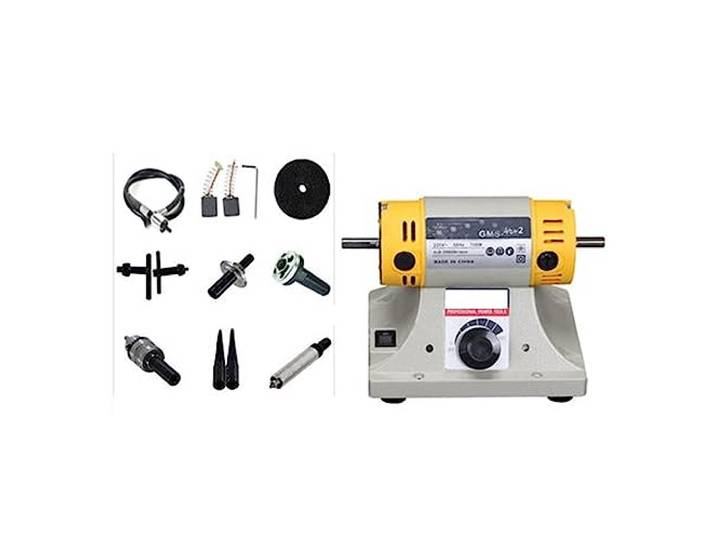 Magnetischer Becher, 350 W Stein Polieren Maschine DIY Holzbearbeitung Jade Schmuck Bench Drehmaschine Schleif Schneiden Schleifer(Set 4)